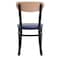 Flash Furniture Blue Vinyl Seat Dining Chair with Natural Wood Back XU-DG6V5BLV-NAT-GG - alternate 7
